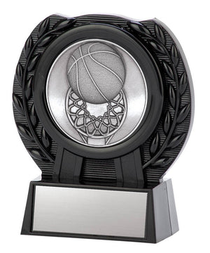 Basketball Gold or Silver with Black Stand, 4" - Matrix Series