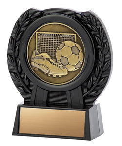 Soccer Gold or Silver with Black Stand, 4" - Matrix Series