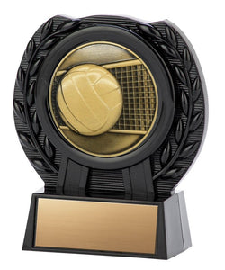 Volleyball Gold or Silver with Black Stand, 4" - Matrix Series