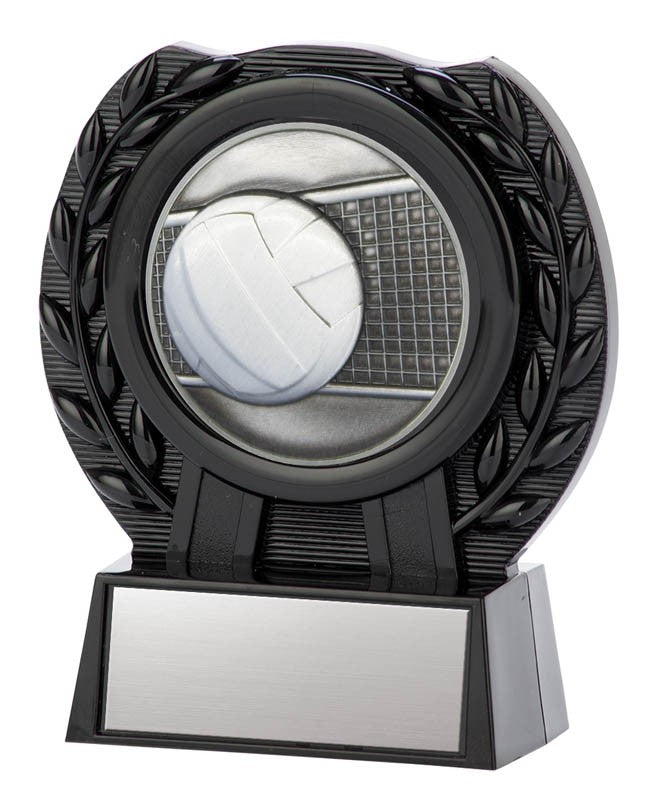 Volleyball Gold or Silver with Black Stand 4’’ - Matrix Series