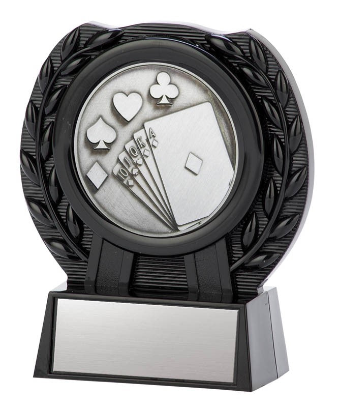 Poker Gold or Silver with Black Stand 4’’ - Matrix Series