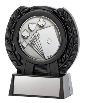 Poker Gold or Silver with Black Stand 4’’ - Matrix Series