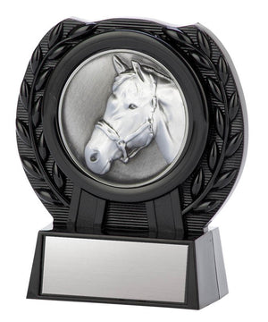 Horse Gold or Silver with Black Stand, 4" - Matrix Series