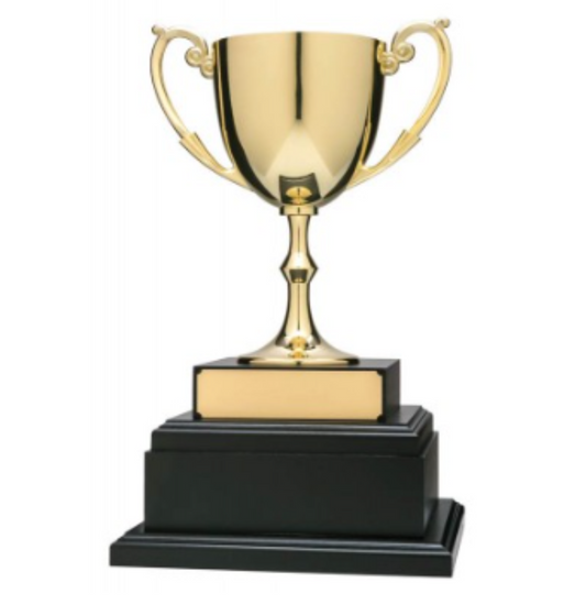 Nickel Plated Cup on Black Annual Base Gold - MCC607G/MCC608G/MCC609G