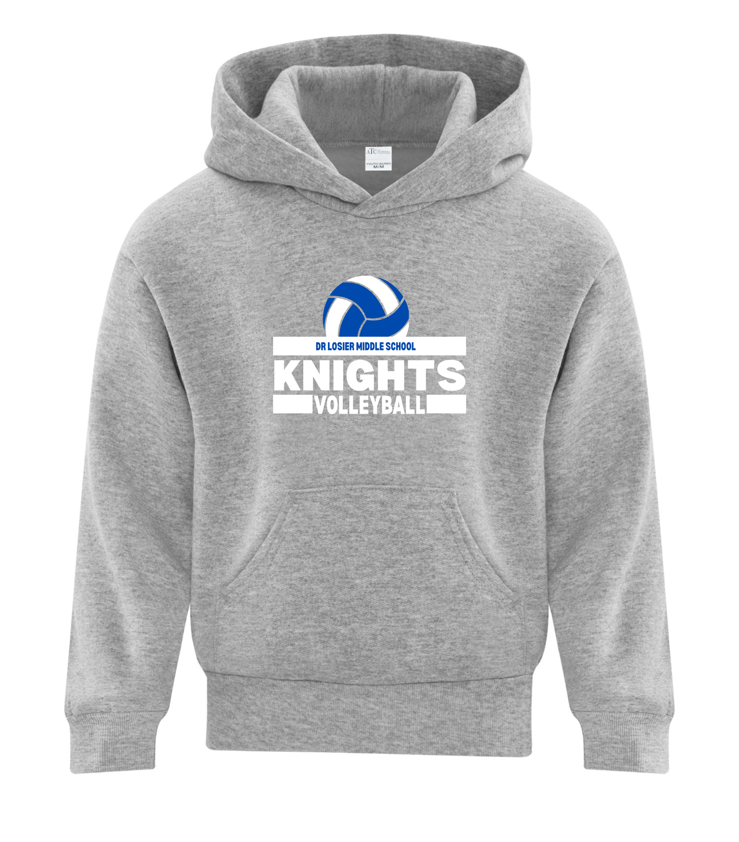 Dr. Losier School - ATC EVERYDAY Volleyball Fleece Hoodie