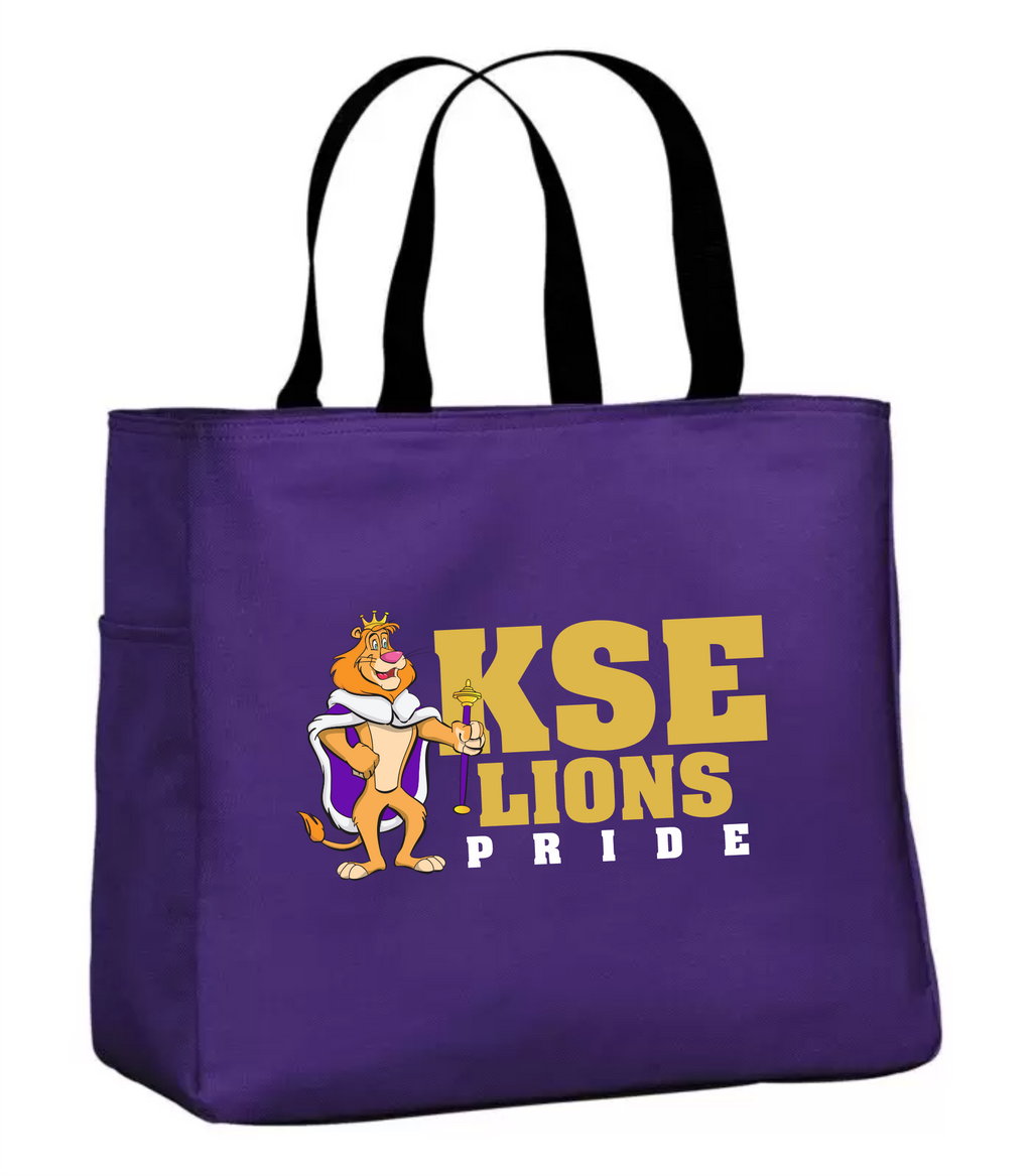 Everyday Essential Reusable Tote. 18 L. -Purple - King Street Elementary - 2025-26