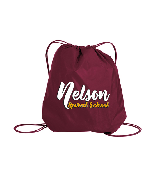 ATC Everyday Reusable Cinch Pack - Maroon - Nelson School 2026-27