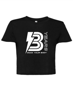 Rock Your Body - 3 Years -  Black Cropped T-Shirt