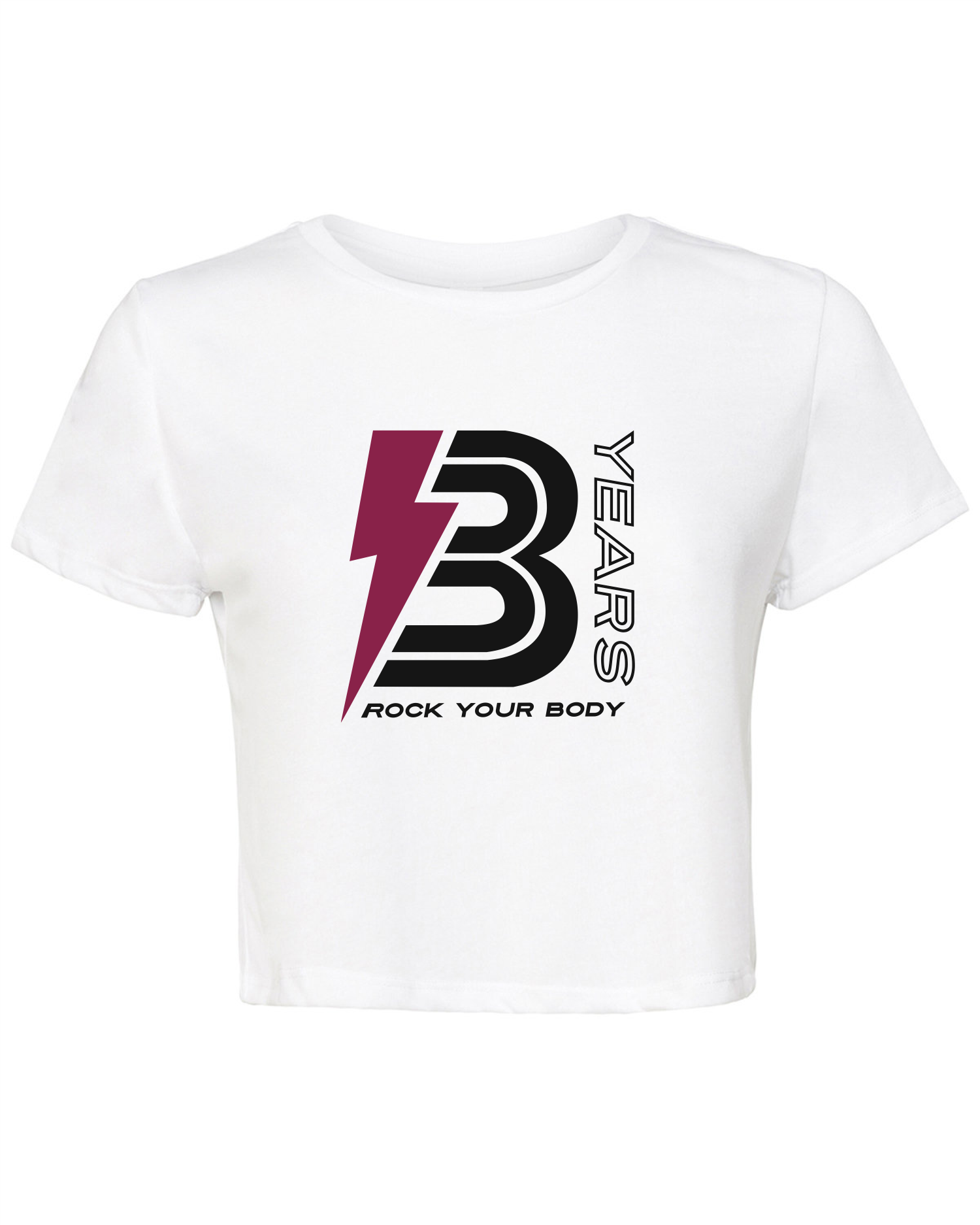Rock Your Body - 3 Years - White Cropped T-Shirt