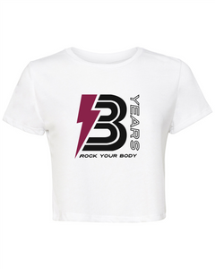 Rock Your Body - 3 Years - White Cropped T-Shirt