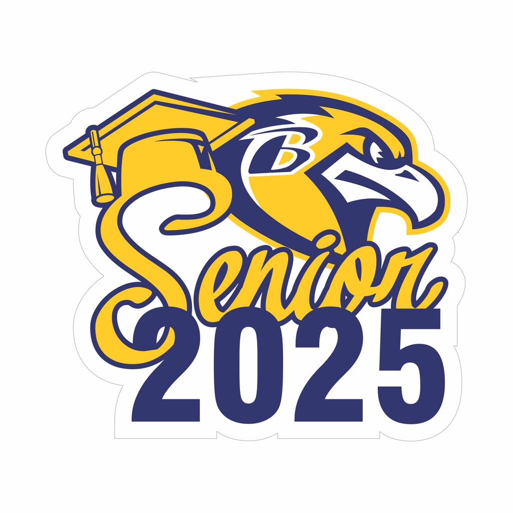 Graduation Decals - 8" wide - Senior 2023 by School