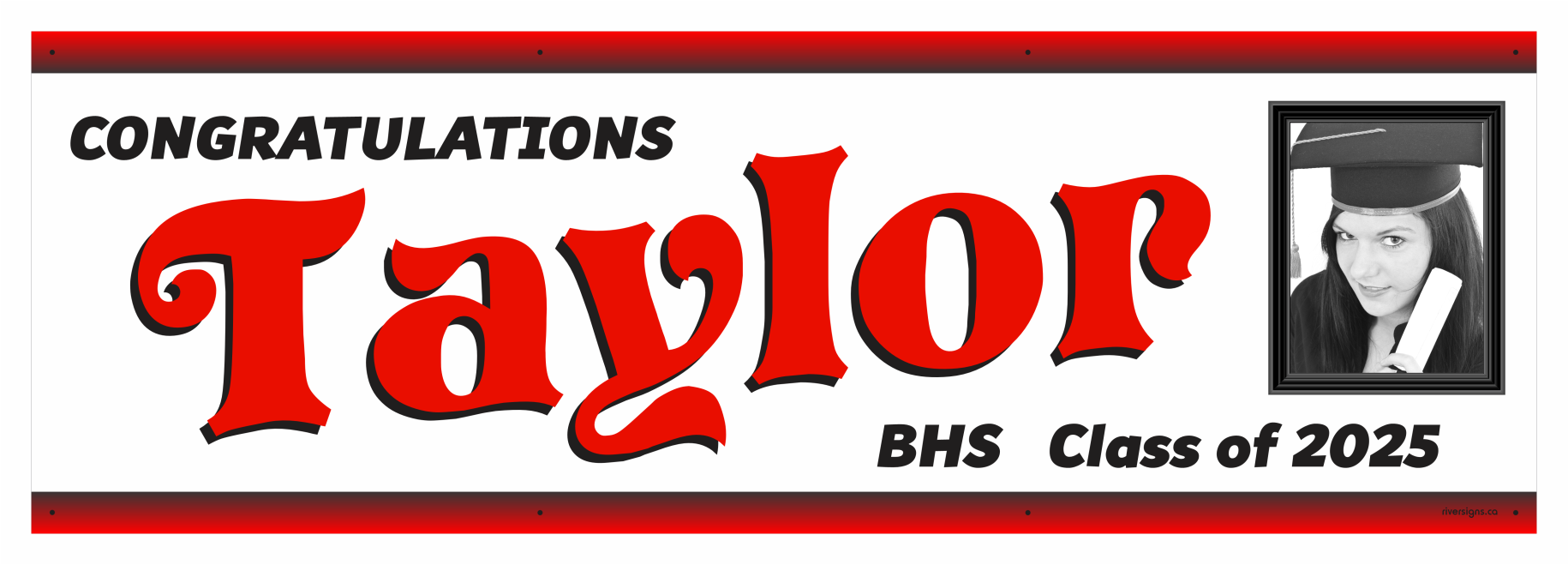 The ’Taylor’ Banner - 2’ x 6’