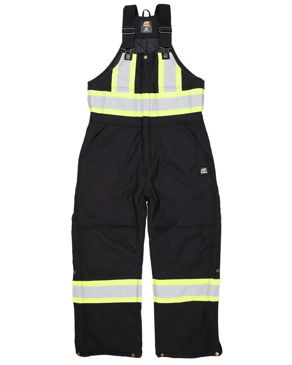 Berne - Safety Striped Arctic Insulated Bib Overall - HVNB02