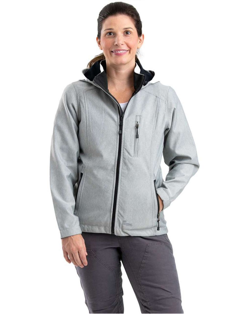 Berne - Women’s Hooded Soft Shell Jacket - WJS301