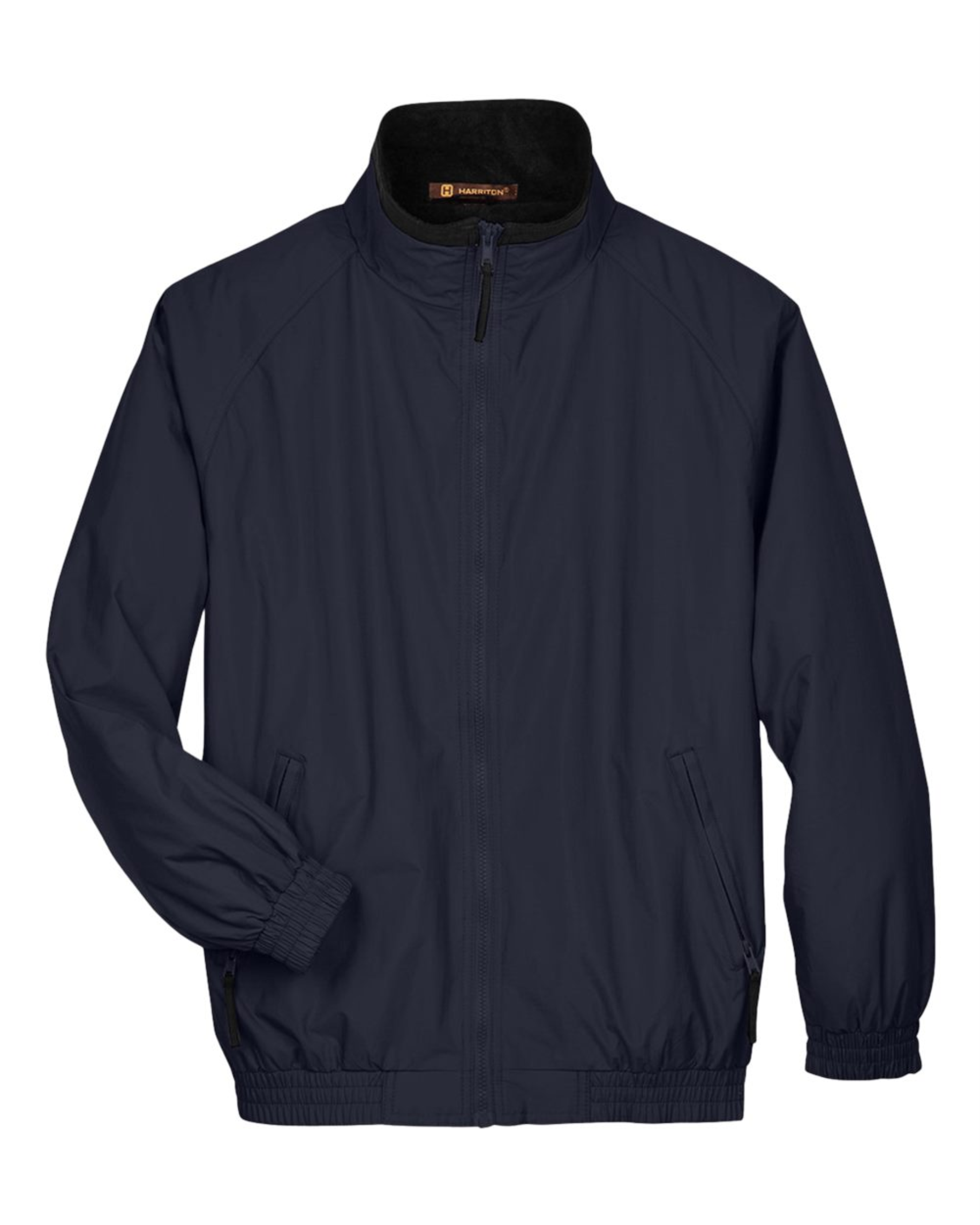 Unisex Fleece Lined Nylon Jacket -Harriton M740