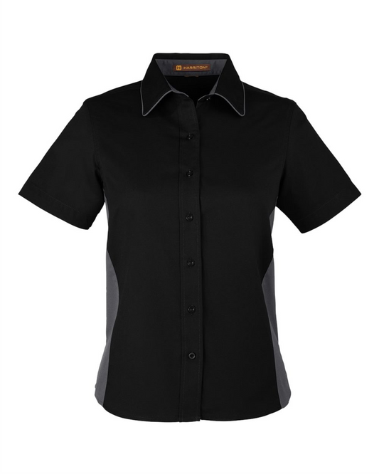Ladies' Flash IL Colorblock Shirt - Harriton M586W
