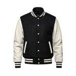 Varsity - Melton and Leather Varsity Jacket - Cx2 - L06085