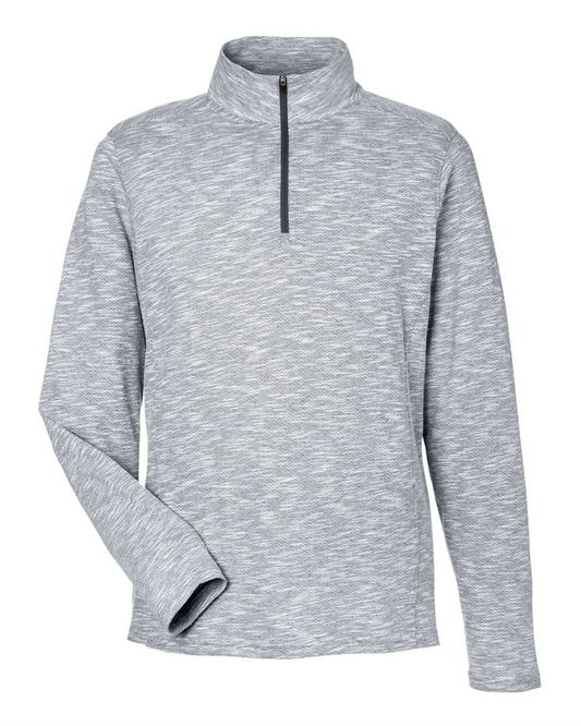 Men's Eclipse Jacquard Quarter-Zip Pullover - NE415