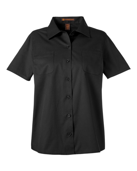 Ladies' Advantage IL Short Sleeve Dress Shirt - Harriton M585W
