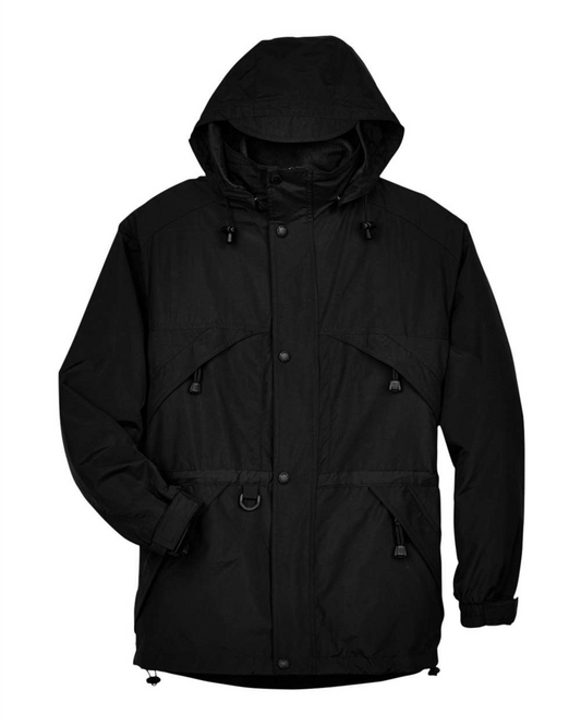 Men's 3-in-1 Parka with Dobby Trim - 88007
