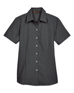 Ladies' Barbados Textured Camp Shirt -Harriton M560W