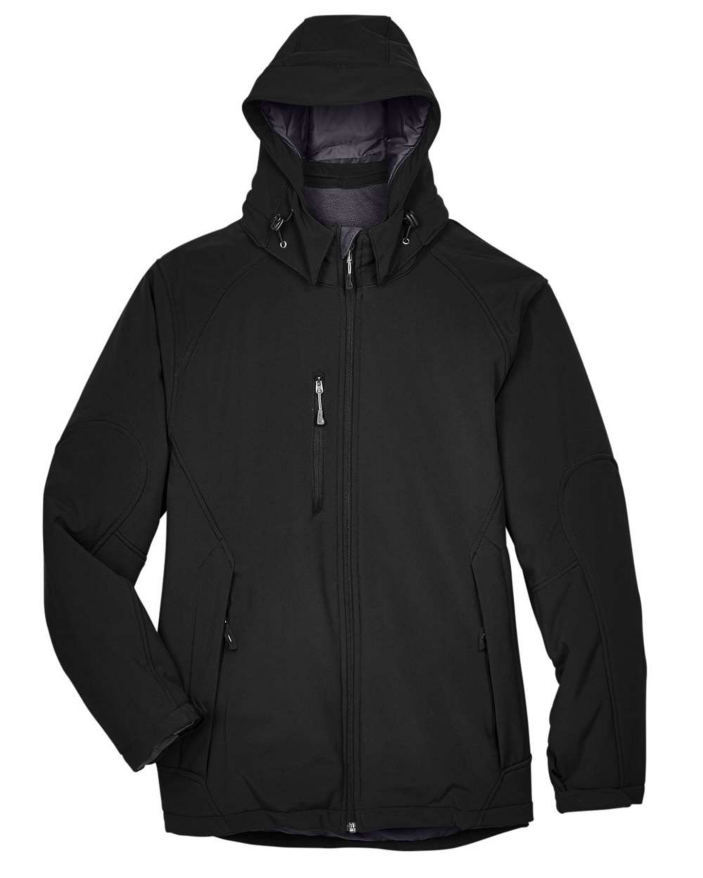 Men's Glacier Insulated Three-Layer Fleece Soft Shell Hood Jacket with Detachable Hood - 88159