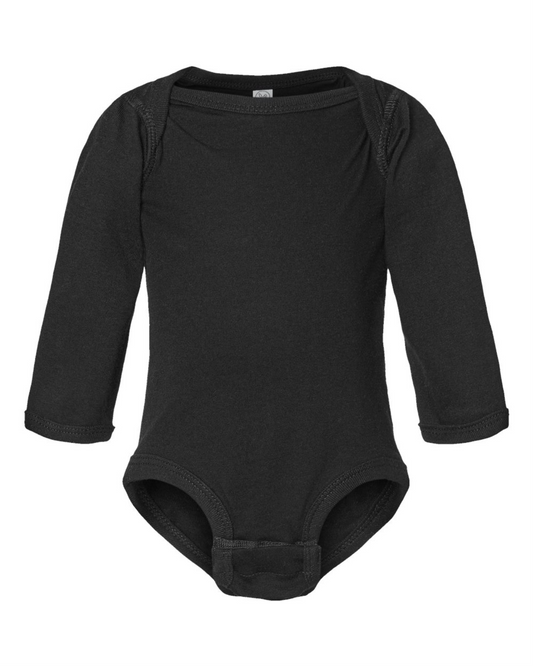 Infant Fine Jersey Long Sleeve Bodysuit - Rabbit Skins 4421