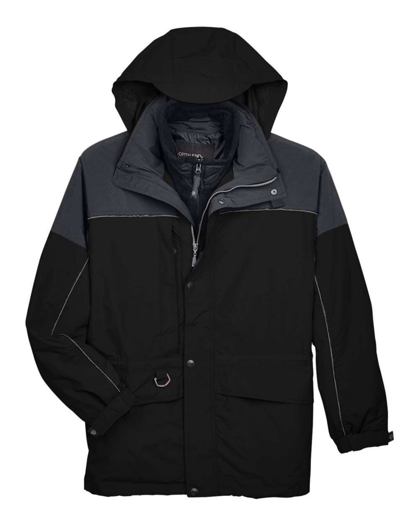 Men's 3-in-1 Two-Tone Parka - 88006