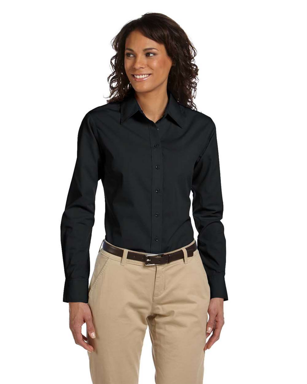 Ladies' Essential Poplin - Harriton M510W
