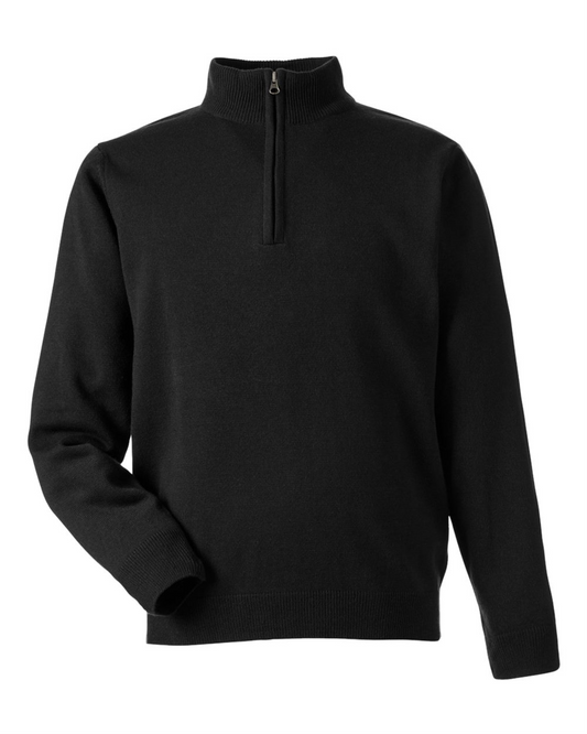Unisex Pilbloc Quarter-Zip Pullover Sweater - Harriton M421