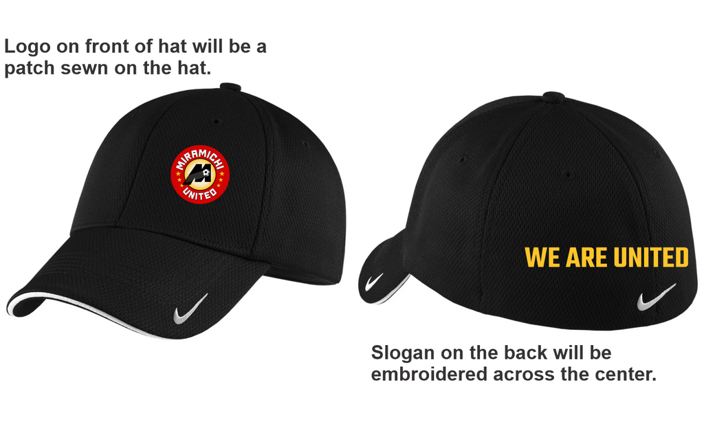 Miramichi United Soccer - Dri-Fit Mesh Swoosh Flex Sandwich Cap - Nike 333115