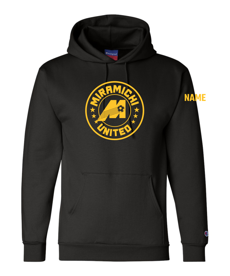 Miramichi United Soccer - Powerblend Hooded Sweatshirt - Champion S700