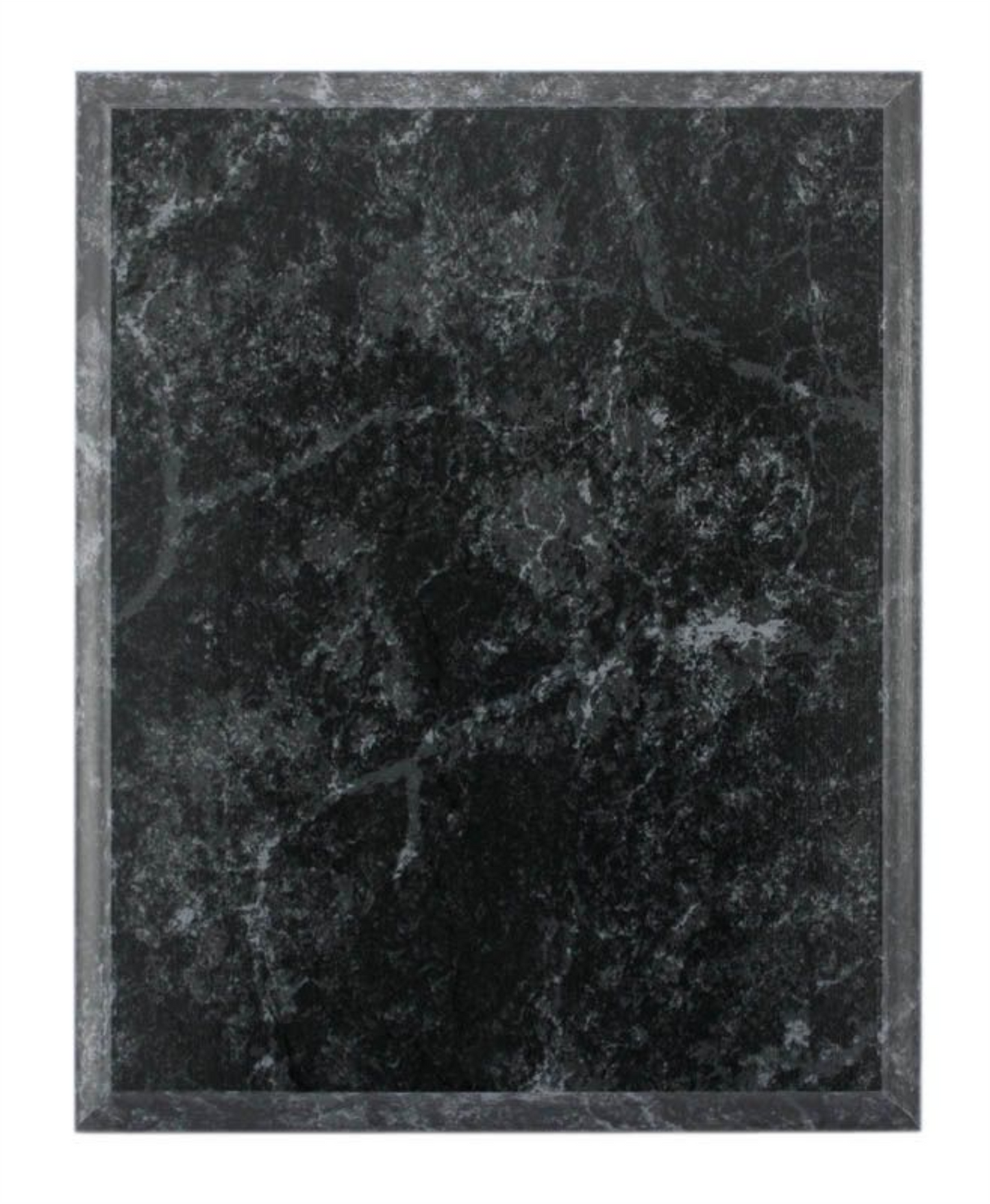 Black Granite Plaque with Metal Plate - Laser series
