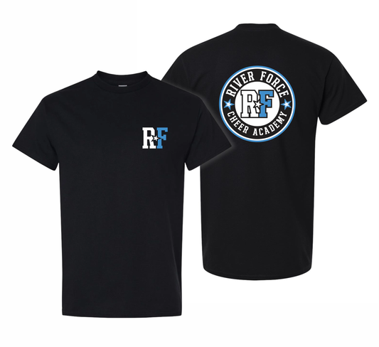 Cotton T-shirt - Black - River Force Cheer Academy