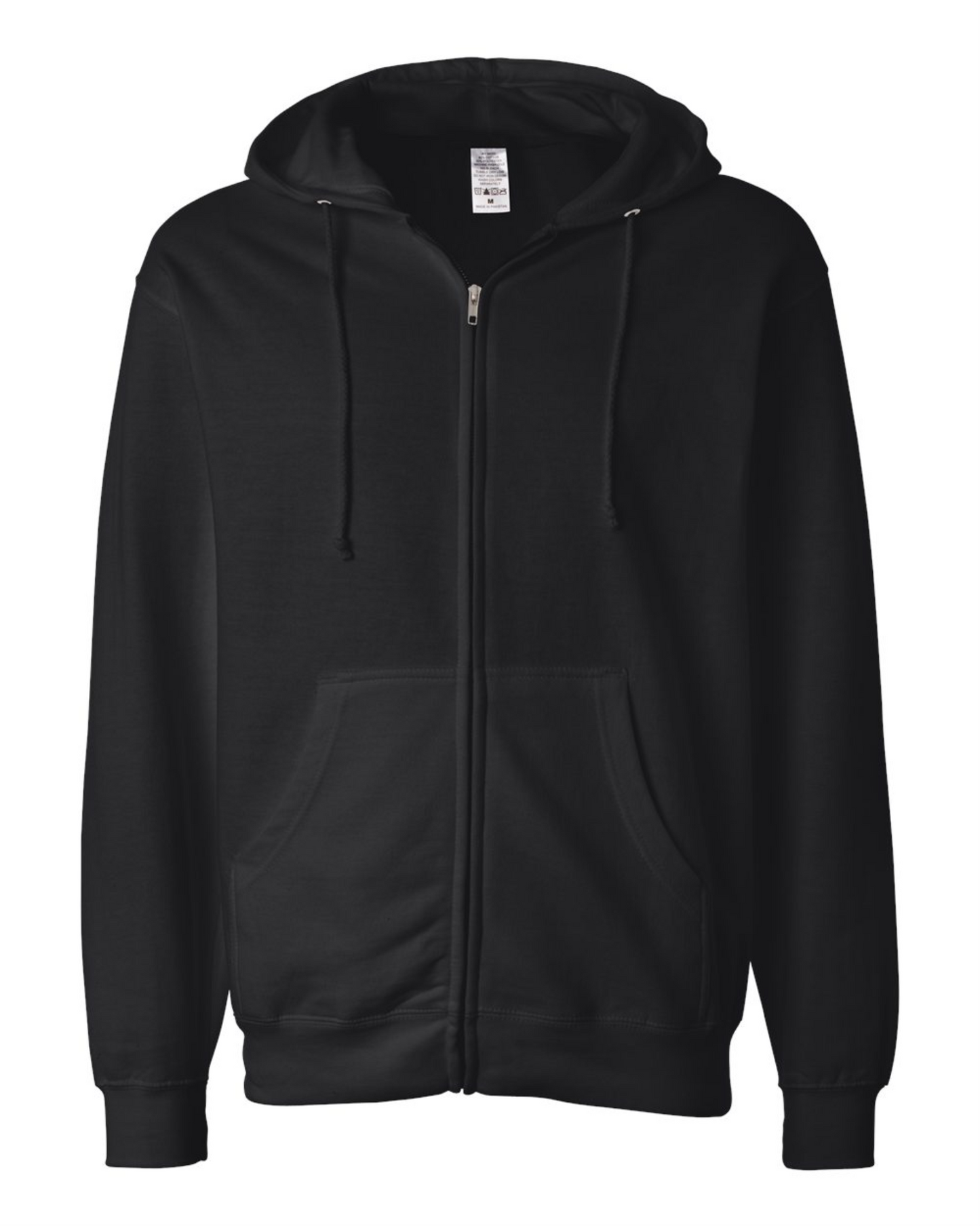 Midweight Full-Zip Hooded Men's Sweatshirt - Independent Trading Co. SS4500Z