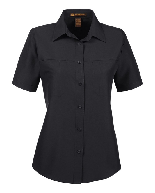 Ladies' Key West Short Sleeve Performance Staff Shirt - Harriton M580W