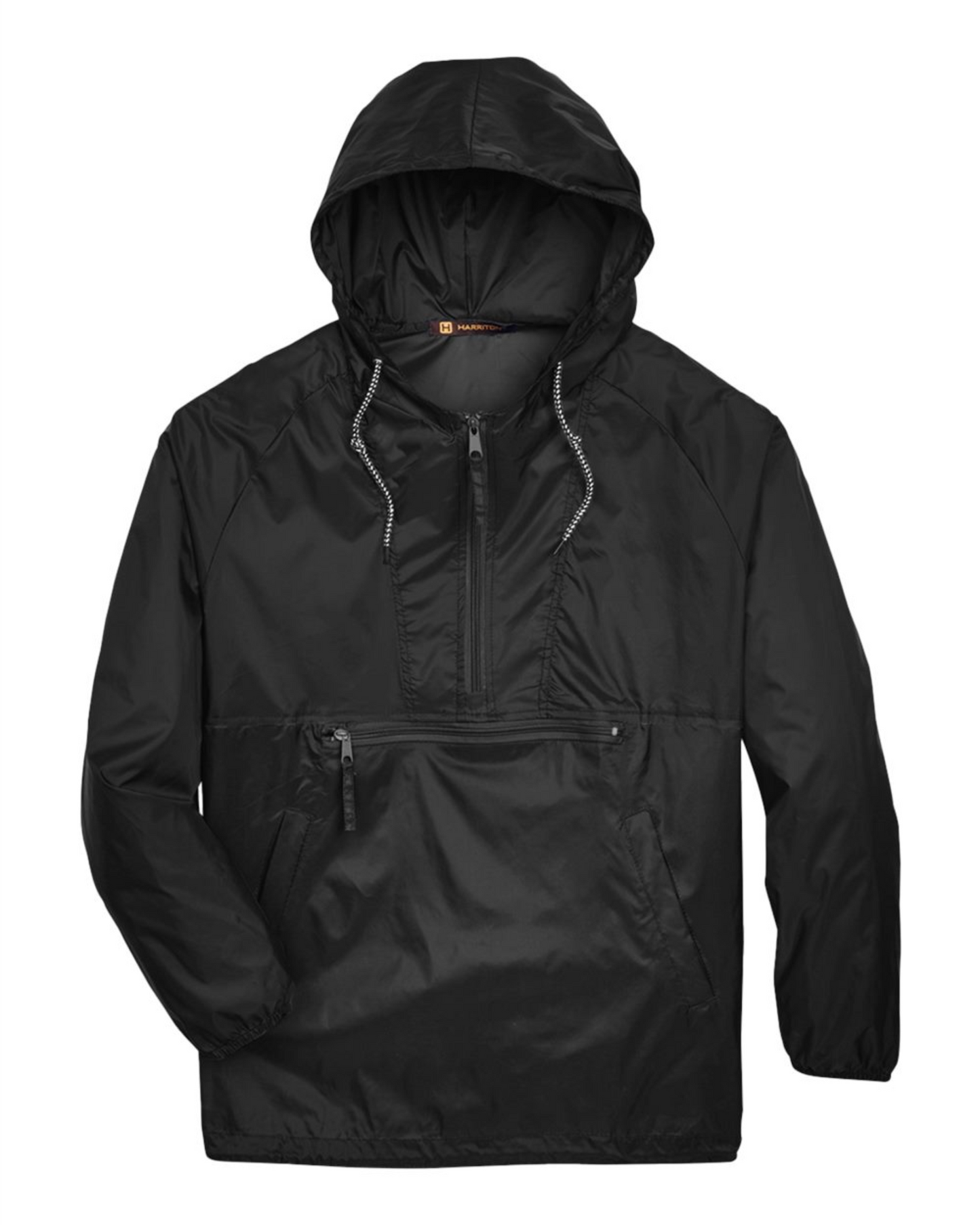 Unisex Packable Hooded Nylon Jacket - Harriton M750