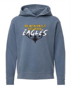 Lightweight Fleece Hoodie -Blue Jean- Blackville School 2025-26