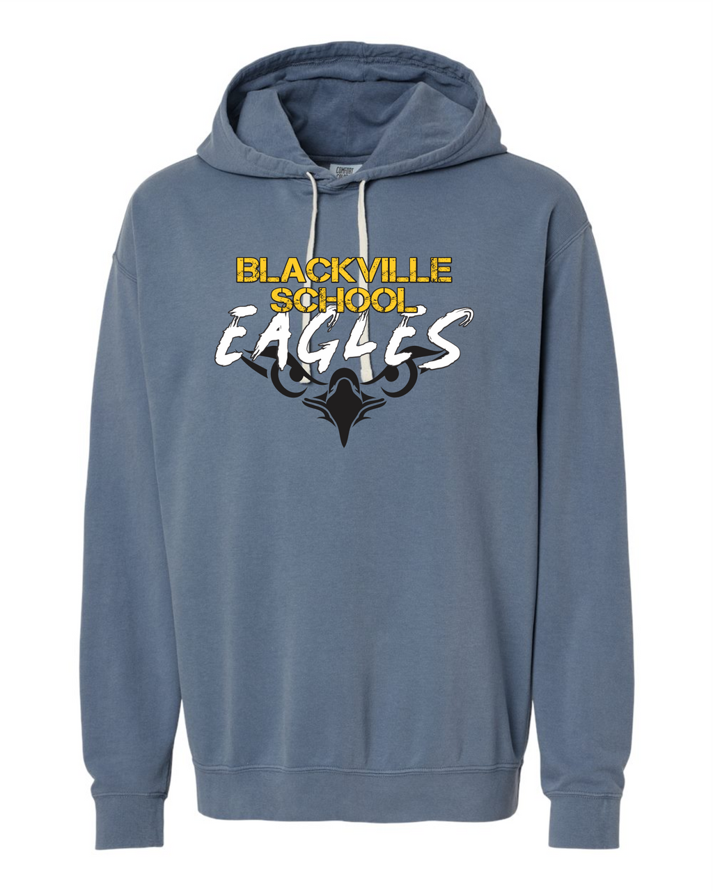 Lightweight Fleece Hoodie -Blue Jean- Blackville School 2025-26