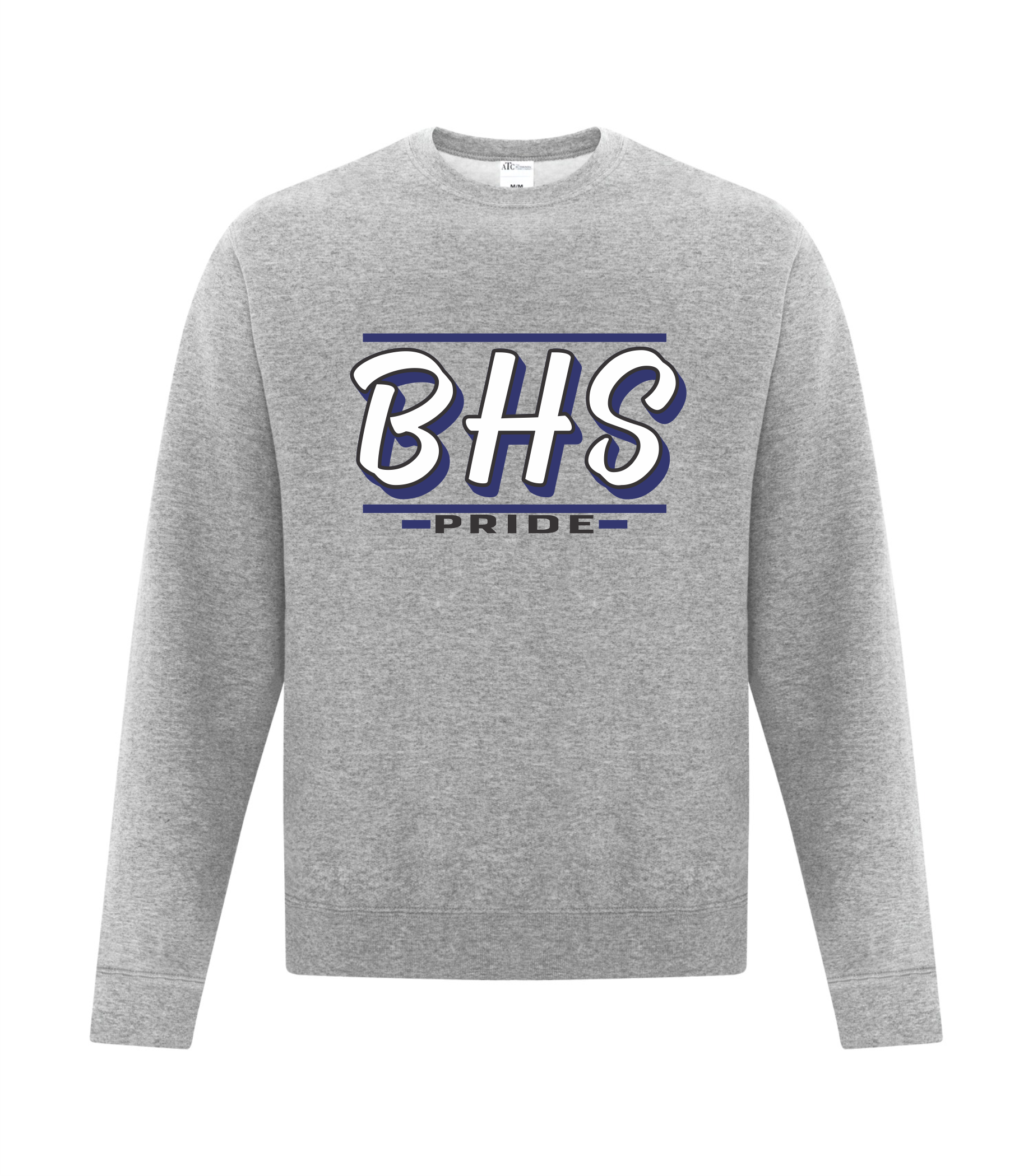 Crewneck Sweatshirt - Athletic Heather - Blackville School 2025-26