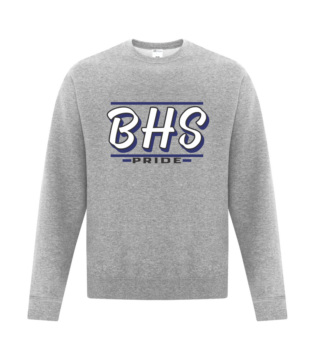 Crewneck Sweatshirt - Athletic Heather - Blackville School 2025-26
