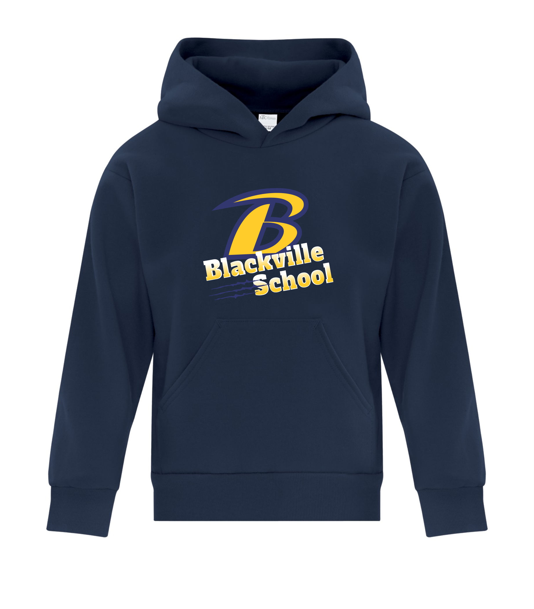 Cotton Hoodie - Navy - Blackville School 2025-26