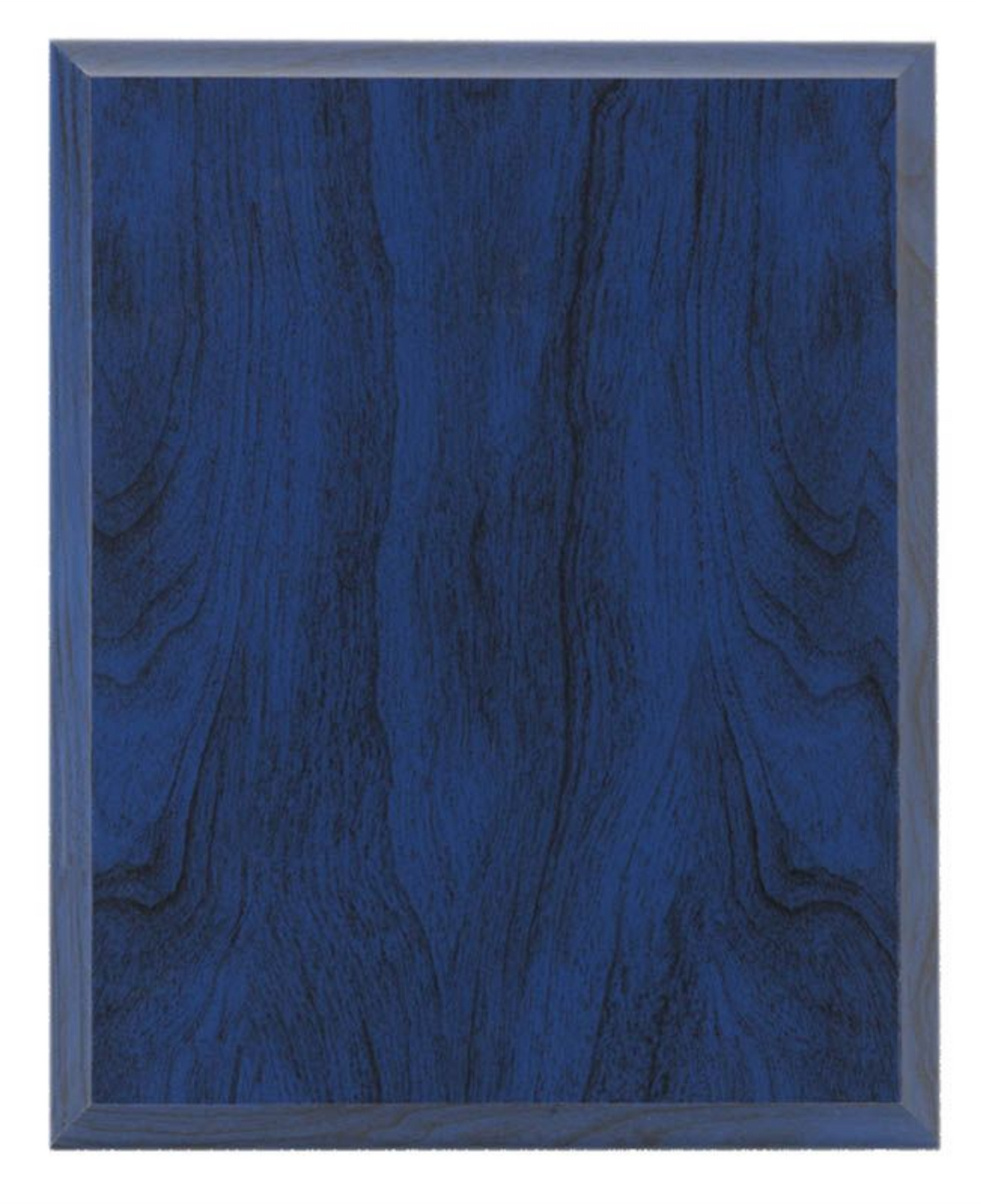 Blue Wood plaque - Laser series