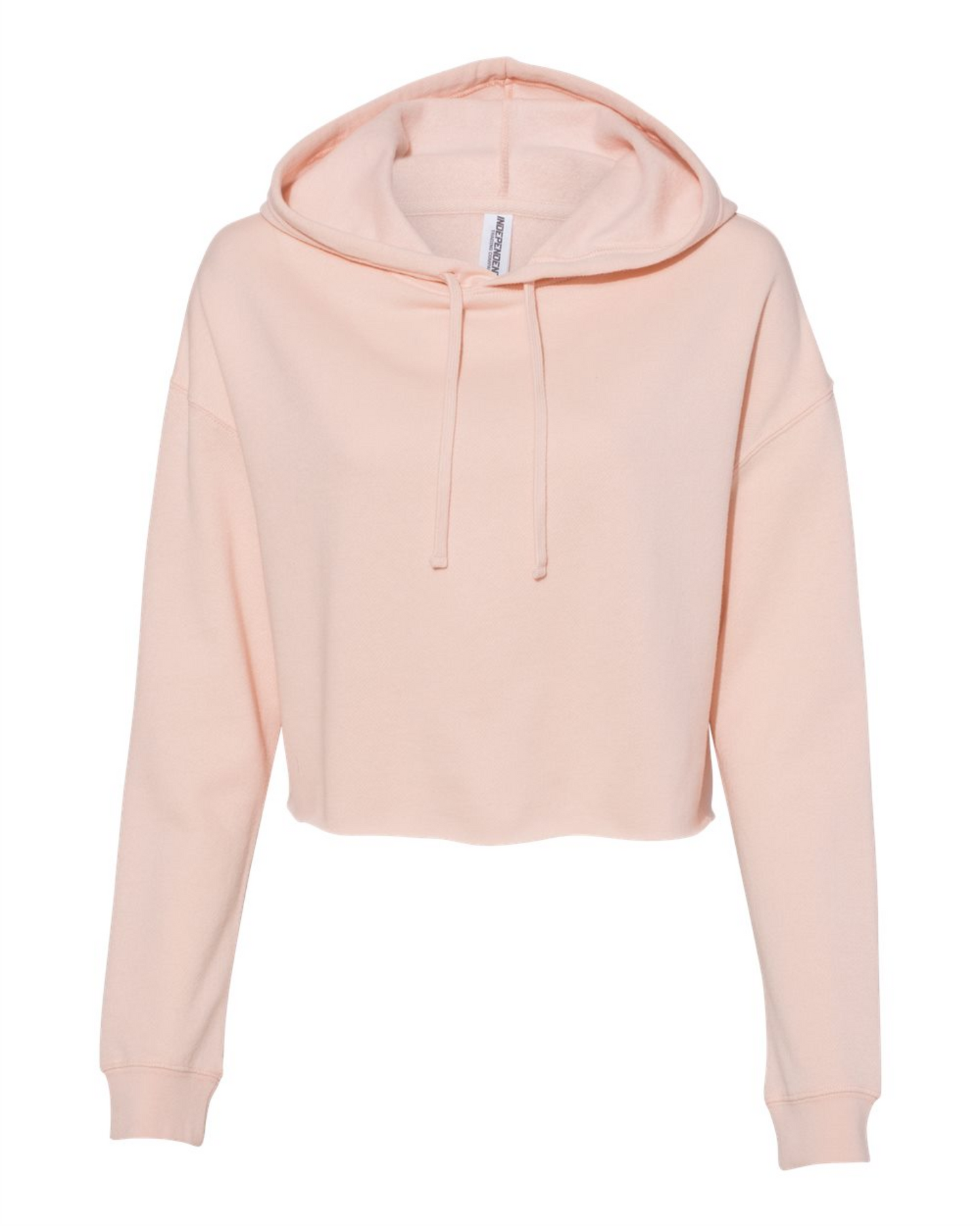 Lightweight Crop Hooded Ladies Sweatshirt - Independent Trading Co. AFX64CRP