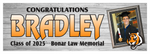 The ’Bradley’ Banner - 2’ x 6’