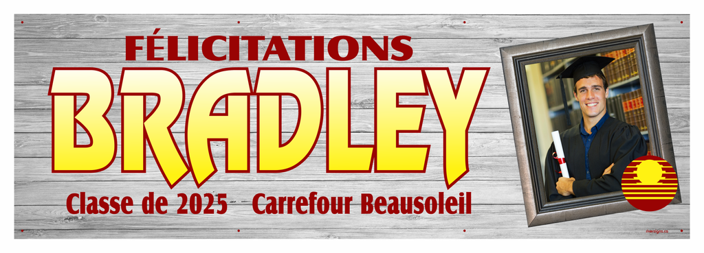 The ’Bradley’ Banner - 2’ x 6’
