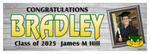 The ’Bradley’ Banner - 2’ x 6’