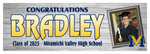 The ’Bradley’ Banner - 2’ x 6’