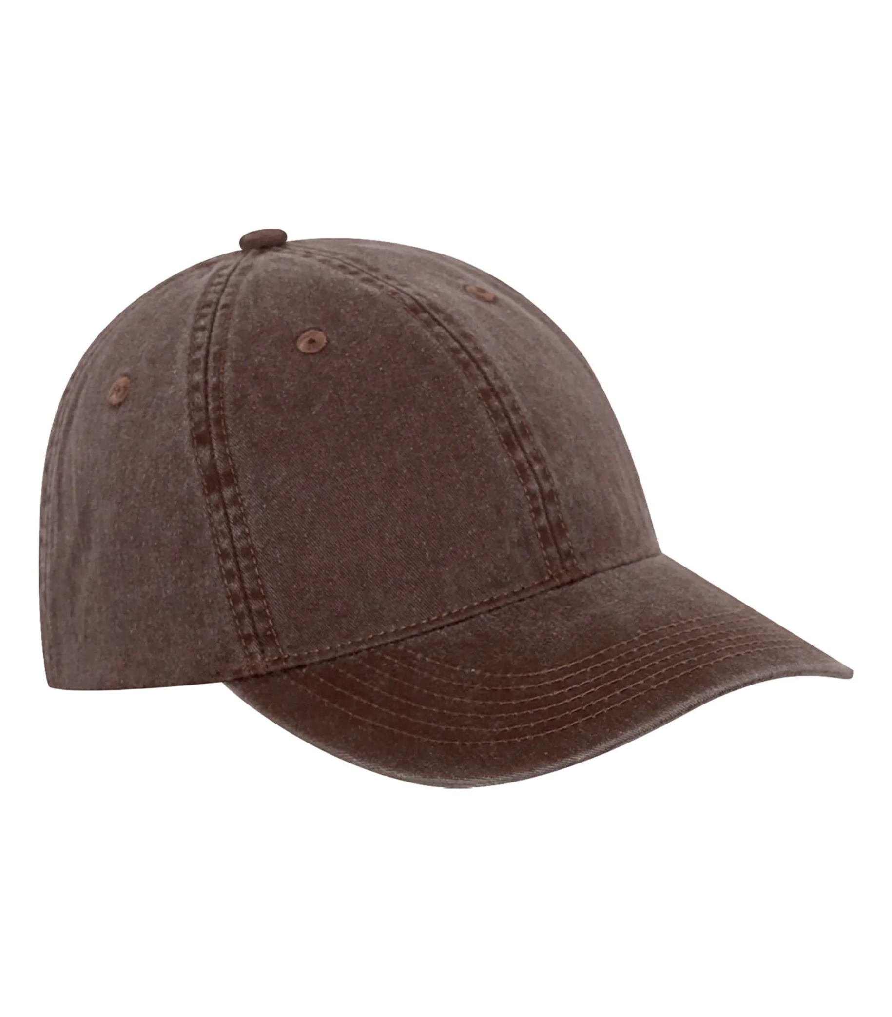 Adjustable hook and loop hat - PIGMENT DYED CAP - ATC C1321