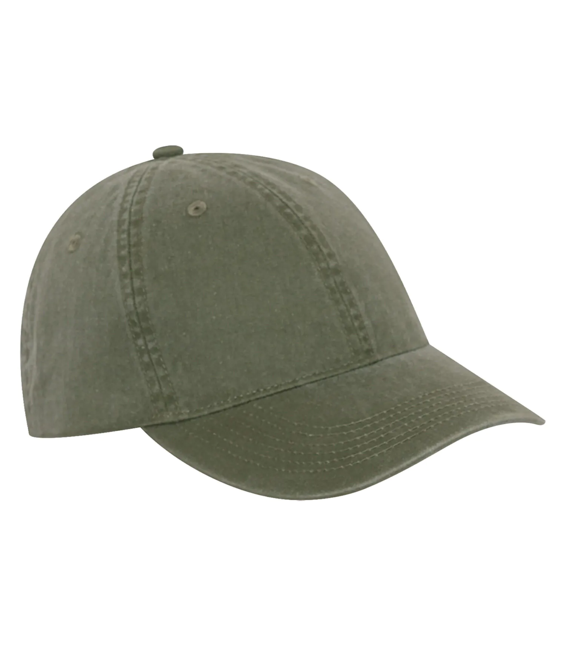 Adjustable hook and loop hat - PIGMENT DYED CAP - ATC C1321